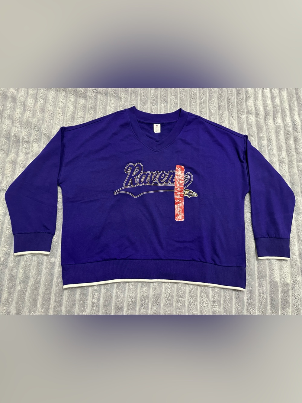 NFL Baltimore Ravens Womens Pullover — Purple — Brand New (Size XL)